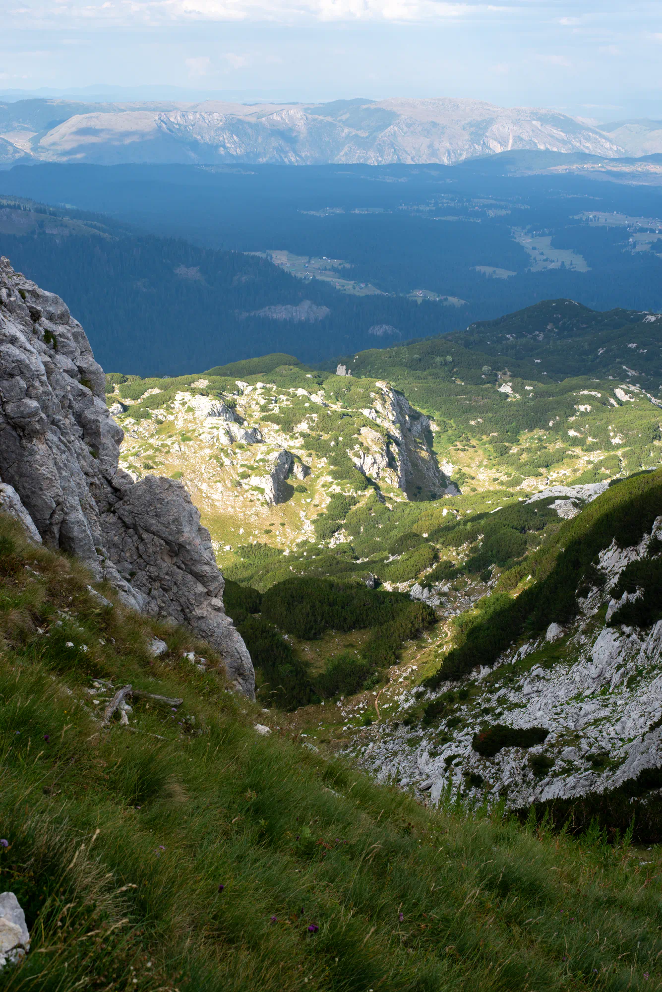 mountain light and view